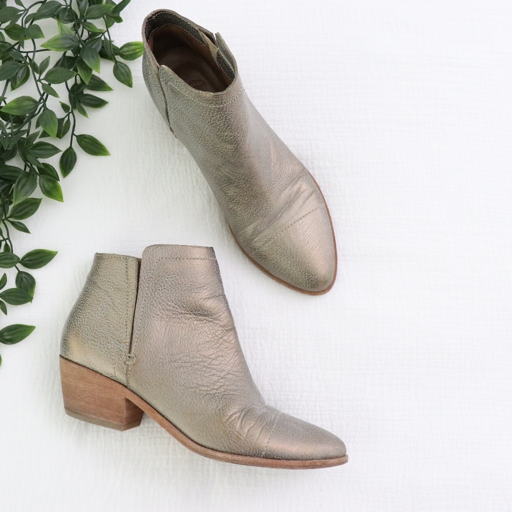 Joie Jodi Metallic booties - Picture 2 of 9